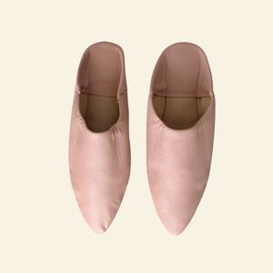 Leather mules Pink