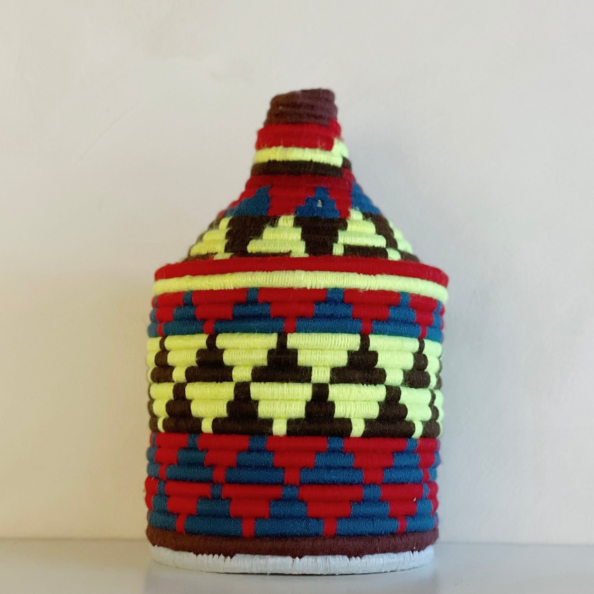 Colourful Amazigh basket #238