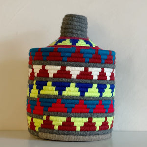 Colourful Amazigh basket #184