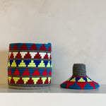 Load image into Gallery viewer, Colourful Amazigh basket #184
