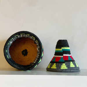 Colourful Amazigh basket #186