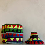 Load image into Gallery viewer, Colourful Amazigh basket #280
