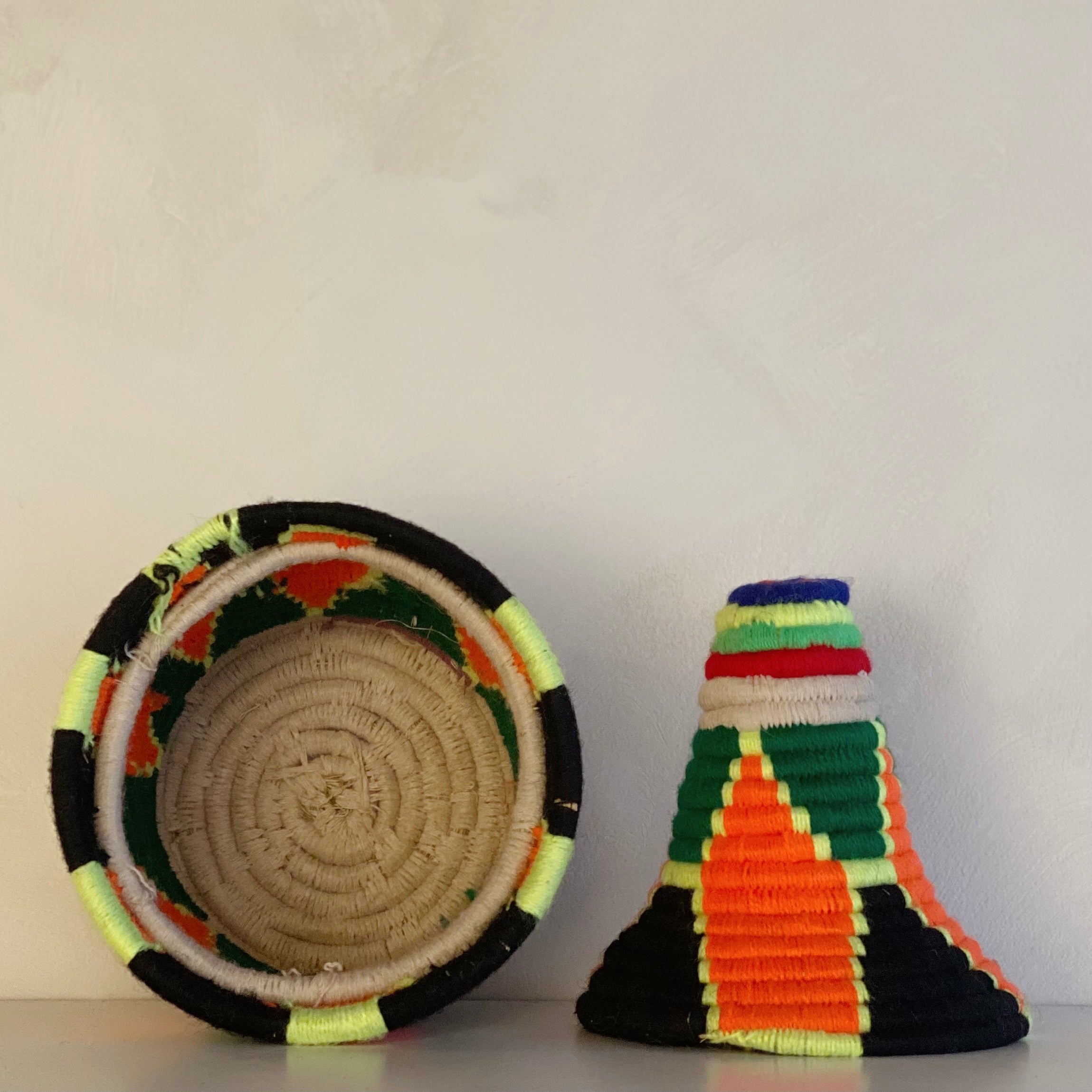Colourful Amazigh basket #192