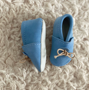 Baby slippers blue