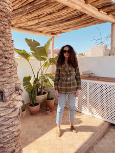 Marokkaanse Leren Sloffen Groen