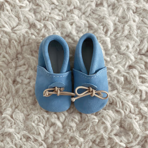 Baby slippers blue