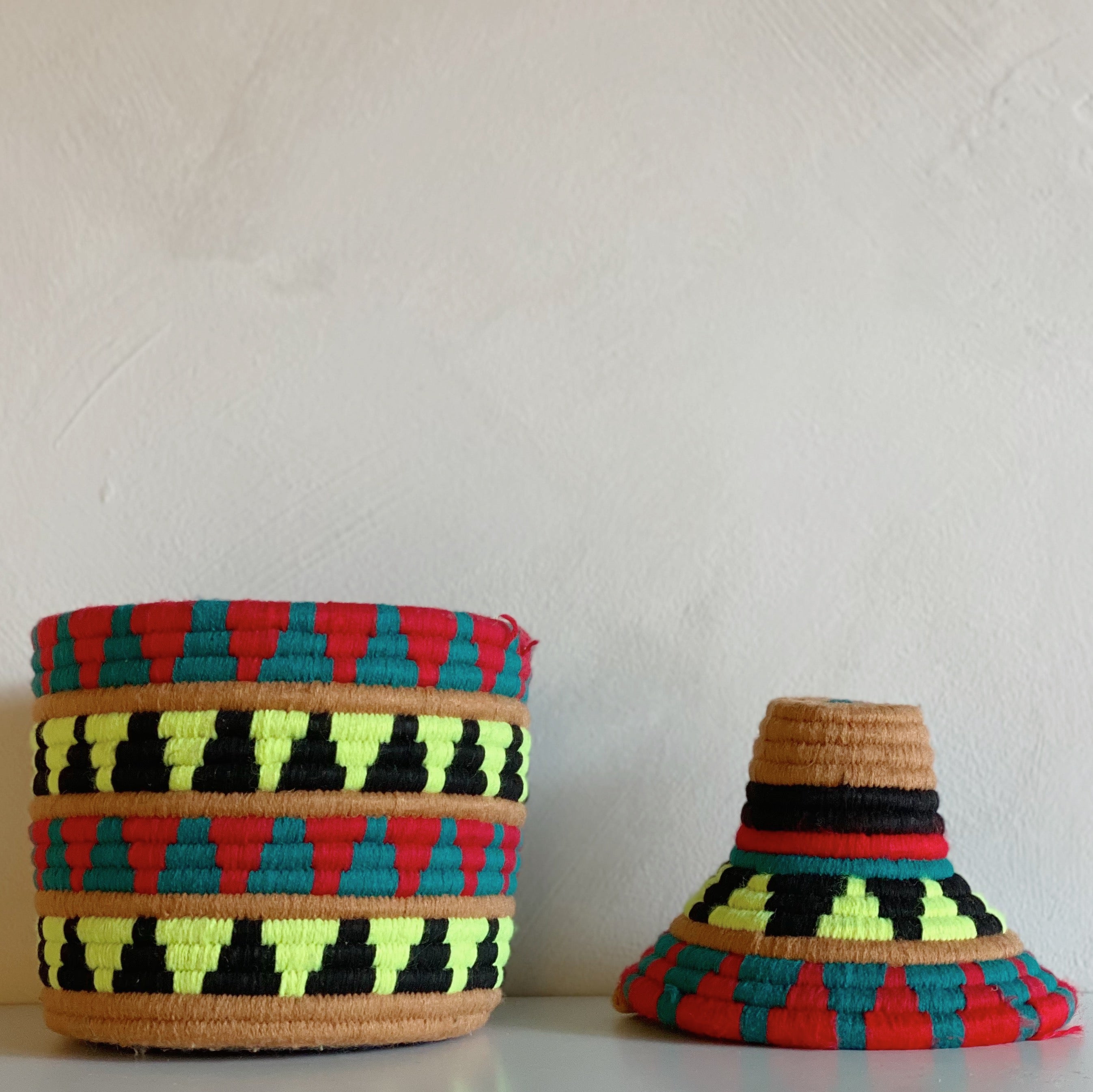 Colourful Amazigh basket #264