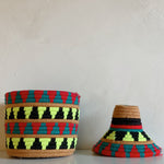 Load image into Gallery viewer, Colourful Amazigh basket #264
