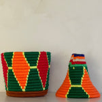 Load image into Gallery viewer, Colourful Amazigh basket #215
